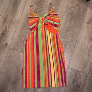 striped dress